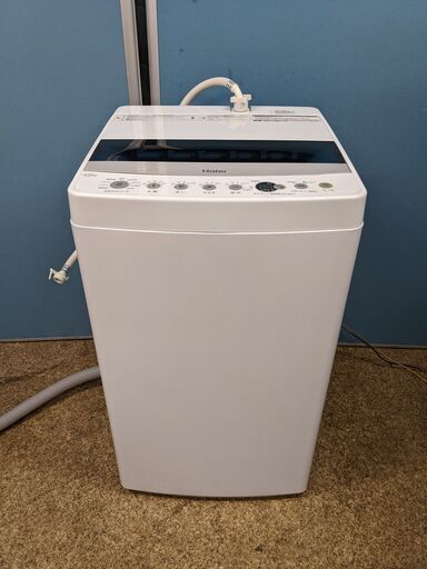 2020年製 Haier 洗濯機 JW-C45D 4.5kg 高濃度洗浄 風乾燥 ステンレス槽 単身 一人暮らし