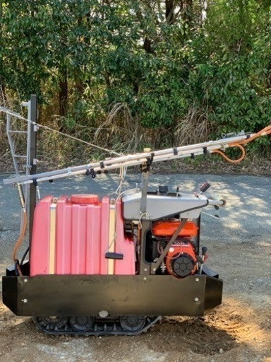 OLYMPIAオリンピア小型自走式散布機 RP30-100 タンク100L 消毒スプレー クローラ良好 散布良好 作動品