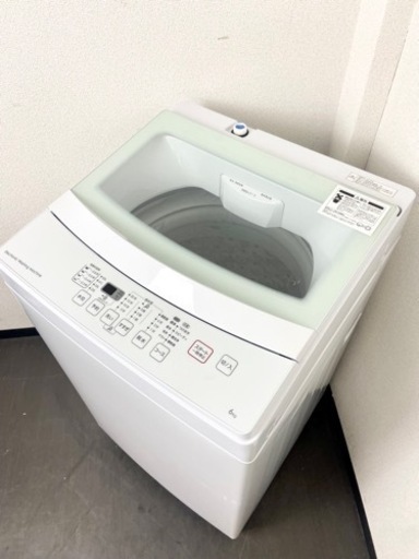 激安‼️1人暮らし約4日分のまとめ洗いが可能 19年製 6キロ ニトリ洗濯機NTR60