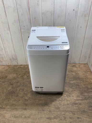 6/3　IS販売済み　2018年 SHARP ES-TX5B-N 全自動電気洗濯機 5.5Kg 菊倉TK