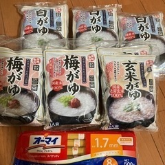 食品　おかゆ18パスタ1