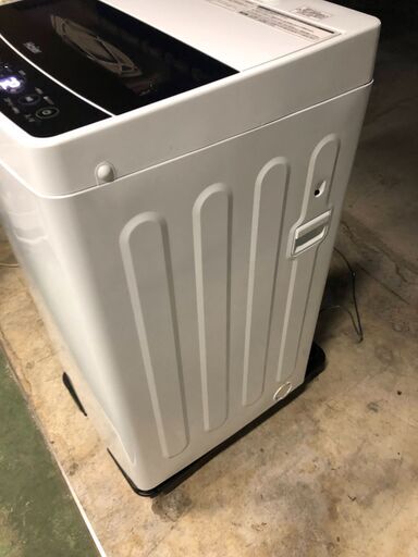 2019年製 Haier 全自動電気洗濯機 JW-C55D　5.5kg 簡易乾燥機能付 しわケア脱水】高濃度洗浄機能 - 家電