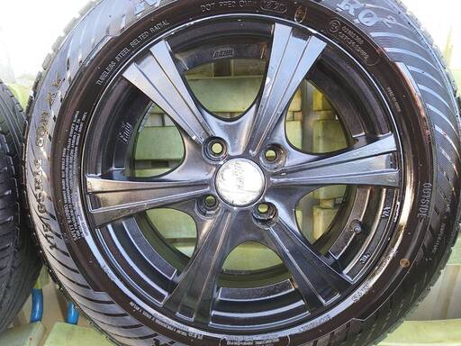 175/65R14 タイヤアルミホイール4本セット キューブ、パッソ、フィット 