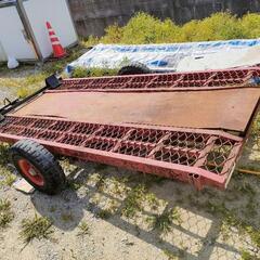 今日売れなかったら地金にします。　中川　コンバインカー　NCB700　コンバイントレーラー　油圧シーソー　1800kg　