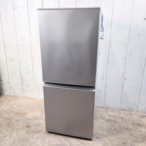 4/30 終 2018年製 AQUA ノンフロン 冷凍 冷蔵庫 AQR-13H（S）形 126L 2ドア 菊倉
