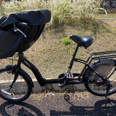 子供乗せ自転車　チャイルドシート　カゴ付き