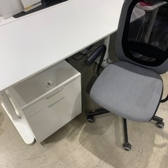 商談中）IKEA オフィスデスク3点まとめ ×2セット