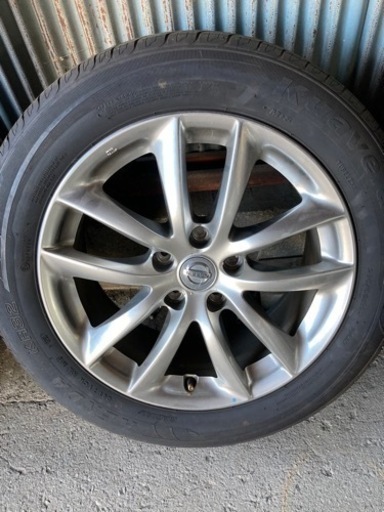 日産純正 スカイラインホイール4本 17-7.5J 5H/114.3 +45