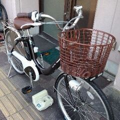 Panasonic[vivi NX]24吋 電動アシスト自転車 8Ahバッテリー+充電器+