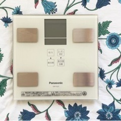 【美品】電池新品 パナソニック 機能体重計