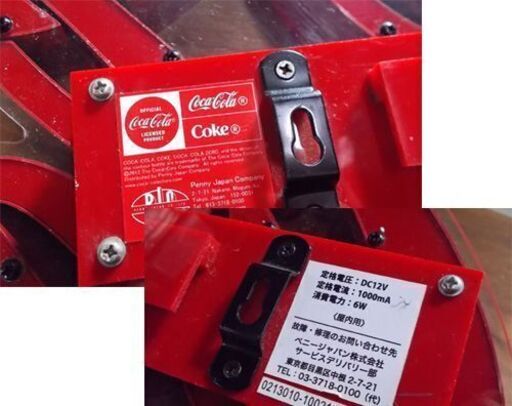 コカコーラ レタリングサイン 幅72cm ネオンサイン Coca-Cola ライト