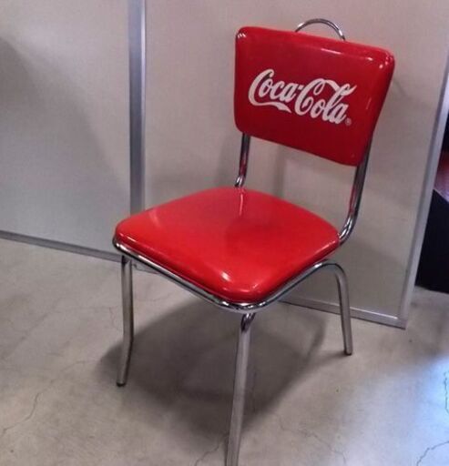 コカコーラ テーブル イス2脚 3点セット 天板ガラス Coca Cola
