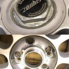 深リム　ザウバー17インチ　４本アルミホイール