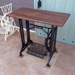 アンティークミシン脚テーブルRICCAR
