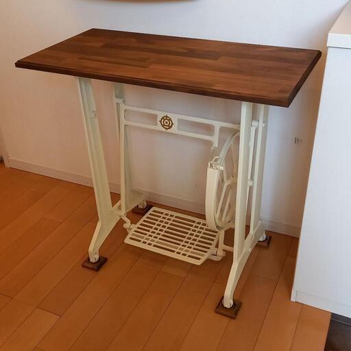 足踏みミシンテーブル日立