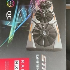 値下げ）グラフィックカード ASUS ROG-strix-RX580-o8g-gaming oc