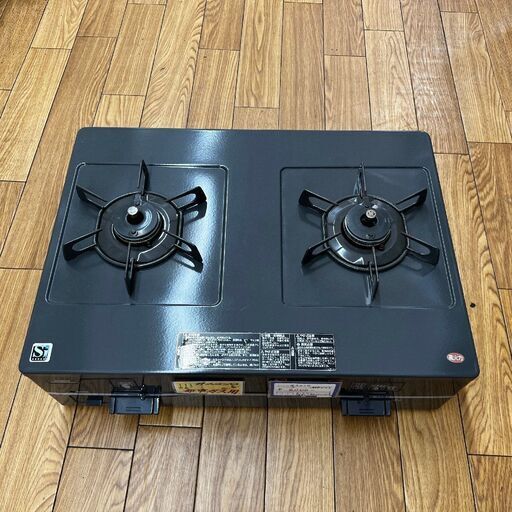 ◎B745【都市ガス】ノーリツ(NORITZ) テーブルコンログリル無しタイプ 右強火 ダークグレー nlc2223q3dgr【宮崎店頭渡し・ 近郊配達専用品 - ガステーブル
