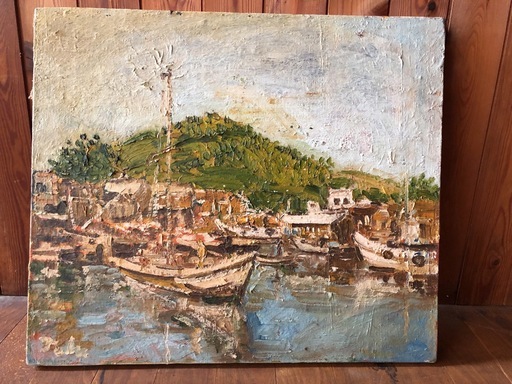 絵画 有名画家 の油彩画f10号 掘り出し物 ビンテージ実家貯蔵品 古美術品モダンアートかっこいい油彩画 ゲーテ Oilpaintings ようこそ 引っ越し中 喜多見のその他の中古あげます 譲ります ジモティーで不用品の処分