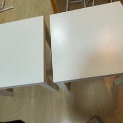 IKEA テーブル　ホワイト　２つセット