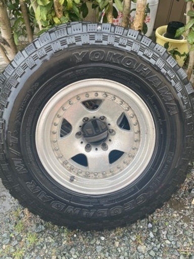 ランドクルーザープラド78 タイヤホイール4本 引取り限定