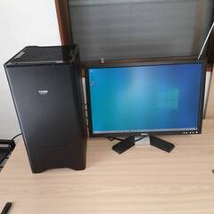 【配送費込】自作PC液晶セット/Core i5/メモリ8GB/S...