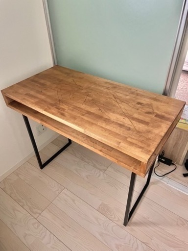 デスク勉強机ハンドメイド机おしゃれdiy 武骨 Suihan 高島の家具の中古あげます 譲ります ジモティーで不用品の処分