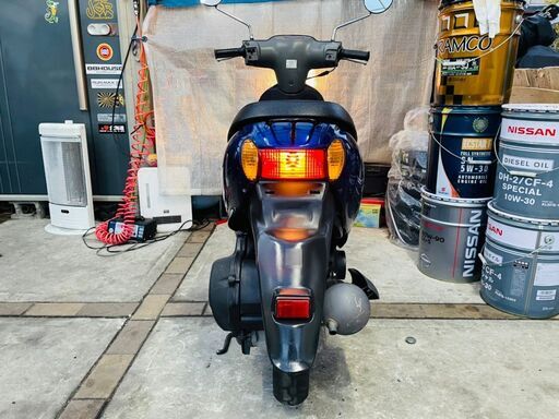 ☆実動！珍しい青！ スズキ レッツ4 CA46A Fi 燃料計付モデル 千葉