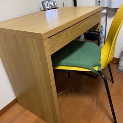 IKEA  MICKE ミッケ デスク,  オーク調 73x50...