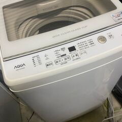 【美品】AQUA アクア AQW-GV70H 全自動洗濯機 ホワ...