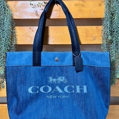 【ネット決済・配送可】【美品】COACH コーチ トートバッグ　...