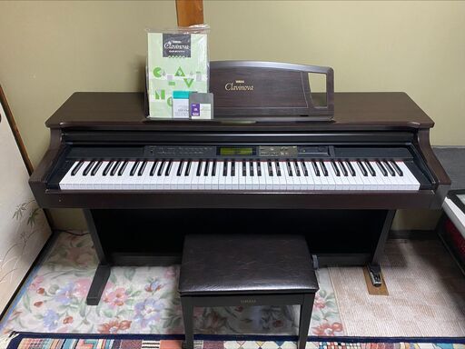 ヤマハ電子ピアノクラビノーバCLP-711ブラウン美品、値下げしました。楽器/器材