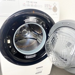激安‼️マンションにもすっきり置けるコンパクトドラム 20年製 SHARP 