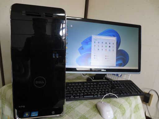 商談中　Windows11 Office2019搭載 DELL XPS-8500 i7高速SSD＋1TB BDモニターセット