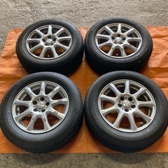 🌈195/65R15 7~8分山ラジアルタイヤ&アルミセット