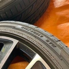 🌈215/45R17 5分山ラジアルタイヤ&アルミセット