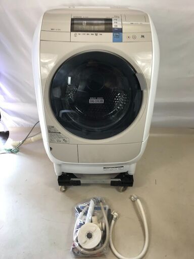 洗濯機 HITACHI BD-V3600L 9kg 2014年 ドラム式 日立