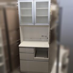 J942 ニトリ 食器棚 オープンキッチンボード ルシア2 LUCIA2 80KB 