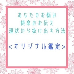 【オリジナル鑑定】使命鑑定やお悩みに沿った鑑定を行います