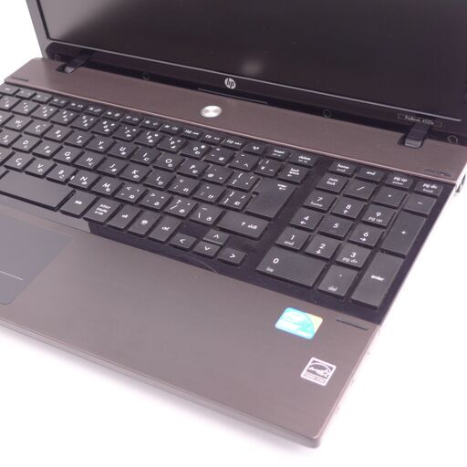 中古美品 茶色 ノートパソコン HP ProBook 4520s Wi-Fi有 15.6インチ Core i3 4GB DVDマルチ 無線ラン Windows10 Office 即使用可能