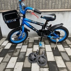 子供自転車　14インチ　補助輪付き