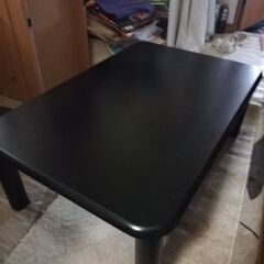ブラック　ローテーブル