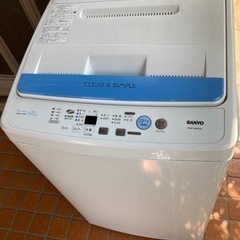 洗濯機　6kg洗い　2009年製
