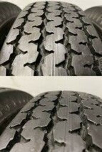 タイヤ走行短め【GOODYEAR FLEXSTEEL 7.00R15 8PR】夏タイヤ【P.T.H 15インチ 7J6HPCD139.7-13】2018年製 ランクル40等　(VTD568)クレジットカード QRコード決済可能