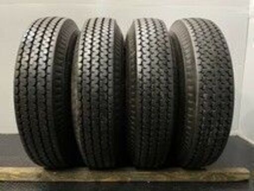 タイヤ走行短め【GOODYEAR FLEXSTEEL 7.00R15 8PR】夏タイヤ【P.T.H 15インチ 7J6HPCD139.7-13】2018年製 ランクル40等　(VTD568)クレジットカード QRコード決済可能