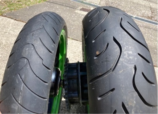 カワサキ Kawasaki ZRX1100 フロント リア ホイール セット タイヤ付