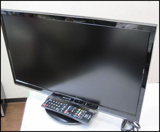 キャッシュレス決済可！ 16500円 シャープ 22型 液晶テレビ 2018年製 リモコン付き