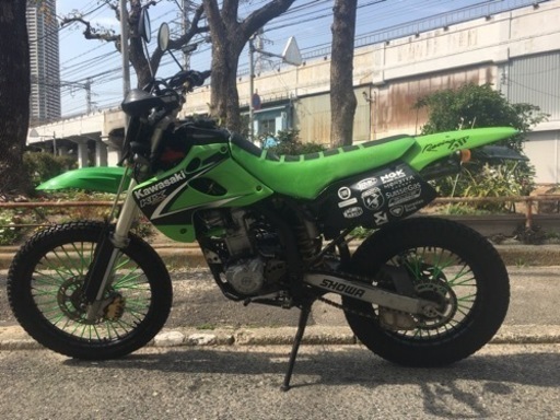 カワサキ　KLX250SR 書類有　鍵2本　室内保管　エンジン不動 カワサキ KLX250SR 書類有 鍵2本 室内保管 エンジン不動