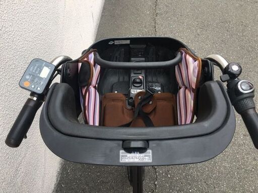 地域限定送料無料　パナソニック　ギュットミニ　三人乗り　8,9AH　20インチ　茶　キッス　ビッケポーラー　神戸市　電動自転車 地域限定送料無料 パナソニック ギュットミニ 三人乗り 8,9AH 20インチ