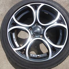 215/45 R17 87W 2019年製 ラジアルタイヤ アルミホイル付 4本セット 