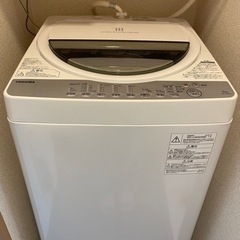 洗濯機　東芝　2018年製　6kg